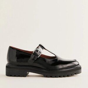 Reformation Abalonia Chunky Maryjane Loafers Black - Like New, Size 8